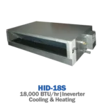 داکت اسپلیت اینورتر سرد و گرم هایسنس مدل HID-18S