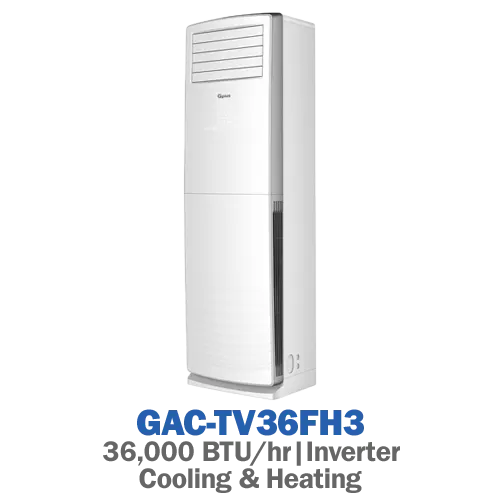 کولر گازی ایستاده اینورتر جی پلاس مدل GAC-TV36FH3