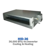 داکت اسپلیت اینورتر سرد و گرم هایسنس مدل HID-36
