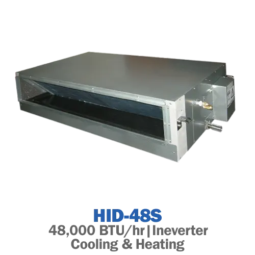 داکت اسپلیت اینورتر سرد و گرم هایسنس مدل HID-48S