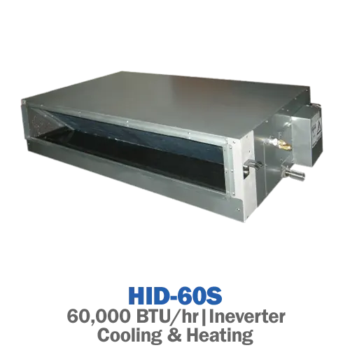 داکت اسپلیت اینورتر سرد و گرم هایسنس مدل HID-60S