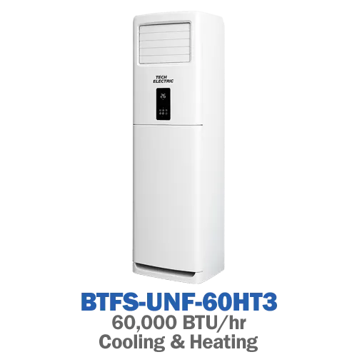 کولر گازی ایستاده حاره‌ای تک الکتریک مدل BTFS-UNF-60HT3