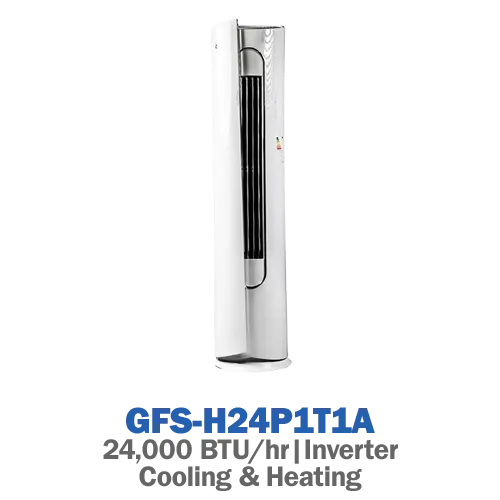 کولر گازی ایستاده اینورتر دکوراتیو گرین مدل GFS-H24P1T1A