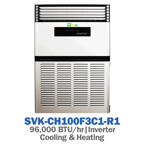 کولر گازی ایستاده اینورتر گرین مدل SVK-CH100F3C1-R1