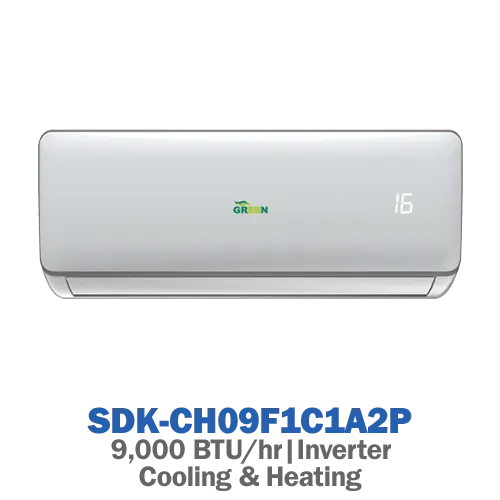 کولر گازی اینورتر گرین مدل SDK-CH09F1C1A2P