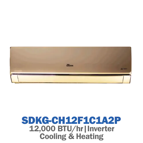 اسپلیت اینورتر پنل طلایی گرین مدل SDKG-CH12F1C1A2P