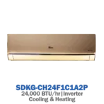 اسپلیت اینورتر پنل طلایی گرین مدل SDKG-CH24F1C1A2P