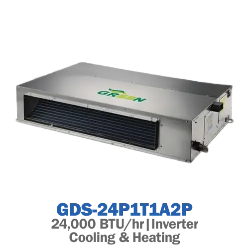 داکت اسپلیت اینورتر 24000 گرین مدل GDS-24P1T1A2P