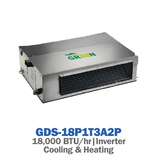 داکت اسپلیت اینورتر حاره‌ای گرین مدل GDS-18P1T3A2P