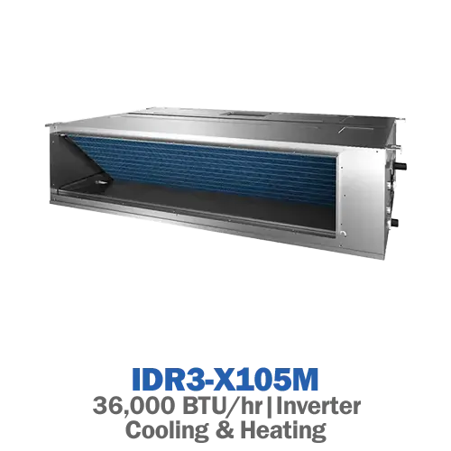 داکت اسپلیت اینورتر 36000 میدیا سری X مدل IDR3-X105M