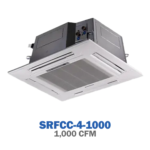 فن کویل کاستی چهار طرفه ساران مدل SRFCC-4-1000