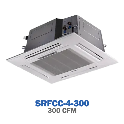 فن کویل کاستی چهار طرفه ساران مدل SRFCC-4-300