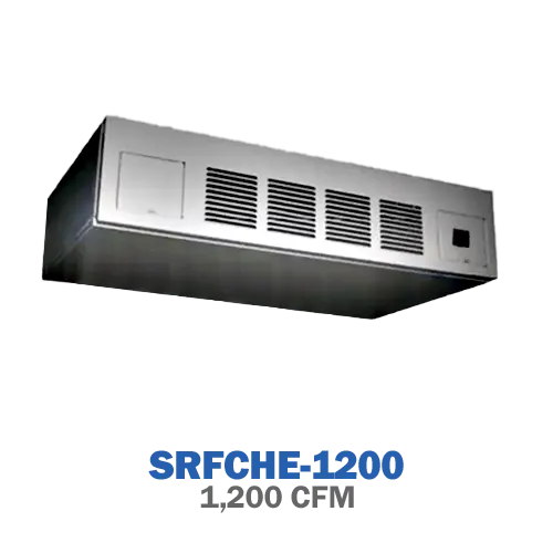 فن کویل سقفی با کابین ساران مدل SRFCHE-1200