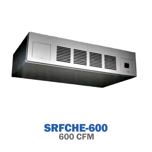 فن کویل سقفی با کابین ساران مدل SRFCHE-600