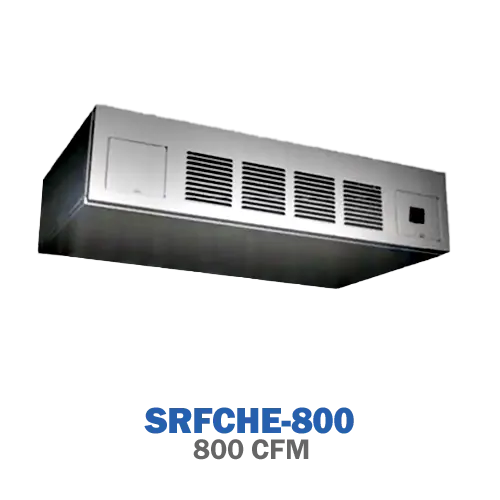 فن کویل سقفی با کابین ساران مدل SRFCHE-800