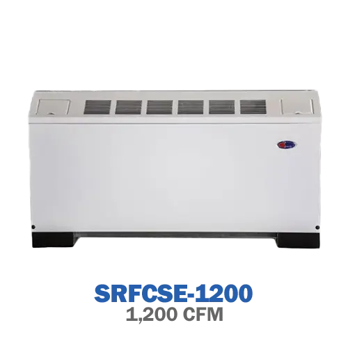 فن کویل زمینی شیب دار ساران مدل SRFCSE-1200