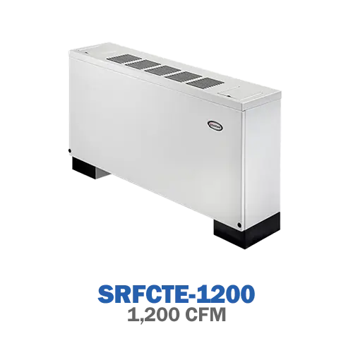 فن کویل زمینی بالازن ساران مدل SRFCTE-1200
