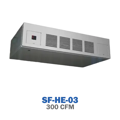 فن کویل سقفی با کابینت ساراول مدل SF-HE-03