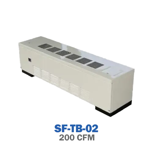 فن کویل زمینی بالازن کوتاه ساراول مدل SF-TB-02