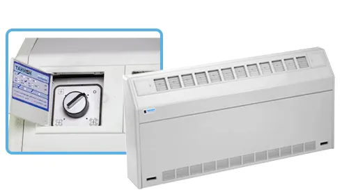 فن کویل زمینی شیب دار تهویه مدل FLN-1000