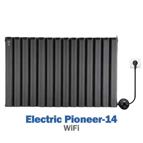رادیاتور برقی المنت Wifi آنیت مدل پایونیر 14 پره مشکی
