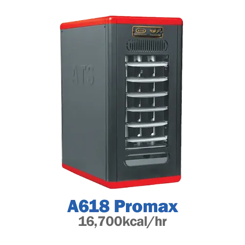 هیتر گازی آذرتهویه مدل A618 پرومکس