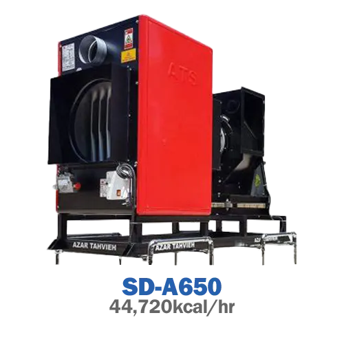 هیتر گازی کانالی آذرتهویه مدل SD-A650