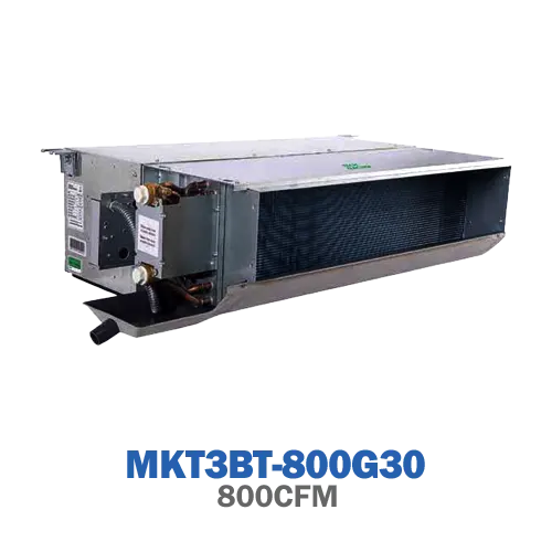 فن کویل سقفی توکار 800CFM تک الکتریک سری میدیا اسپک