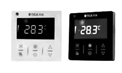 ترموستات دیواری هوشمند اختصاصی فن کویل سقفی توکار تیکا مدل TCR400J