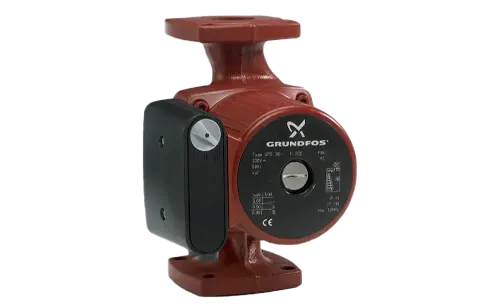 پمپ سیرکولاتور خطی سه سرعته گراندفوس مدل UPS-36-50F