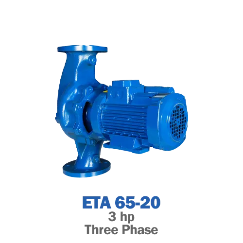 پمپ سیرکولاتور خطی ارس مدل ETA 65-20 سه‌فاز
