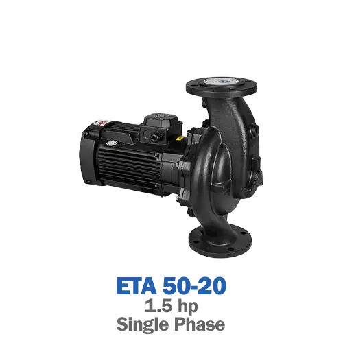 پمپ سیرکولاتور خطی آزاد البرز مدل ETA-50-20 تکفاز