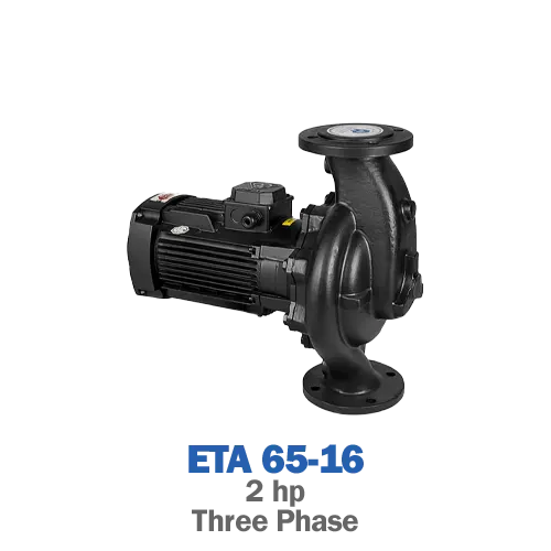 پمپ سیرکولاتور خطی آزاد البرز مدل ETA-65-16 سه‌فاز