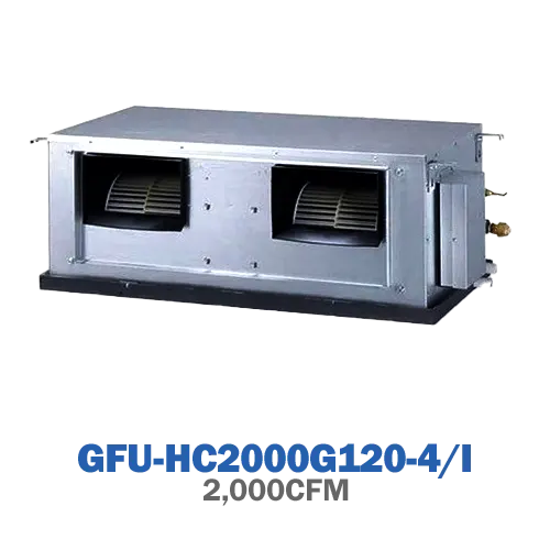 فن‌کویل کانالی جی پلاس مدل GFU-HC2000G120-4/I
