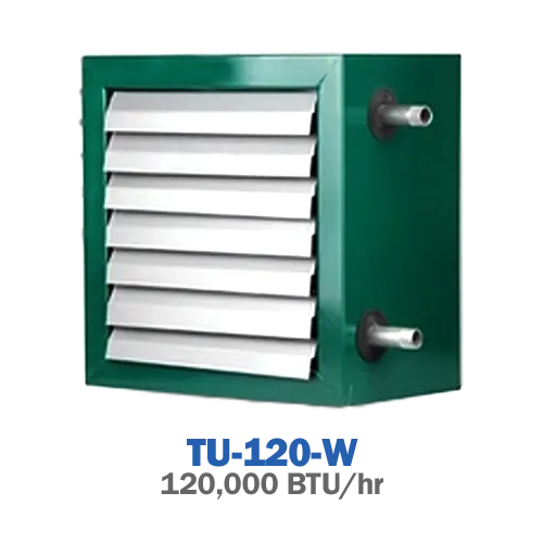 یونیت هیتر آبگرم تهویه آریا مدل TU-120-W