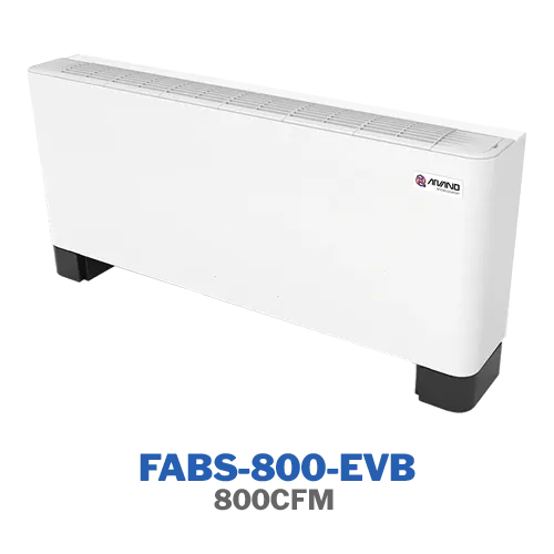 فن‌کویل زمینی بالازن تهویه اروند مدل FABS-800-EVB