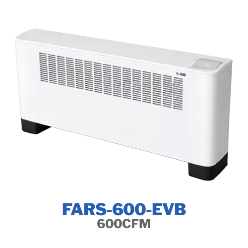 فن‌کویل زمینی روبرو زن تهویه اروند مدل FARS-600-EVB