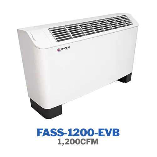 فن‌کویل زمینی شیبدار تهویه اروند مدل FASS-1200-EVB