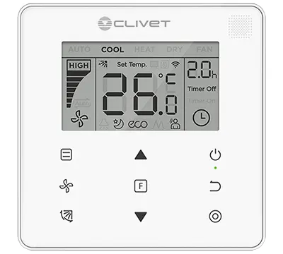 کنترلر دیواری داکت اسپلیت اینورتر 36000 کلایوت مدل CMN-YMi36H3