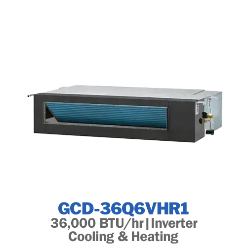 داکت اسپلیت اینورتر جی پلاس مدل GCD-36Q6VHR1