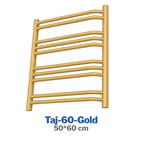 حوله خشک‌ کن آلومینیومی رویال مدل تاج طلایی 60cm